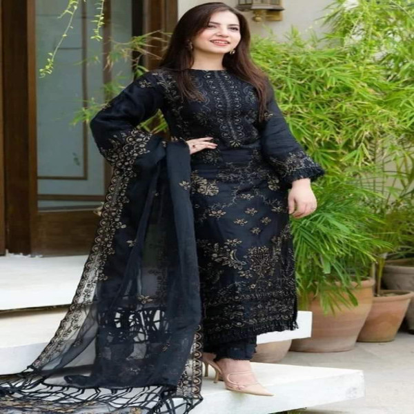 Georgette embroidery work Free Size Salwar kameez party Dress suits For women GK083 466897161_BD-22467146lli